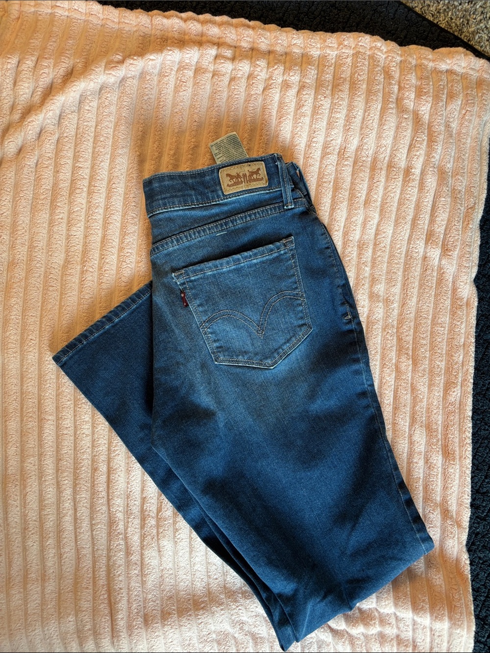 Levi's Deep Blue Straight-Leg Jeans